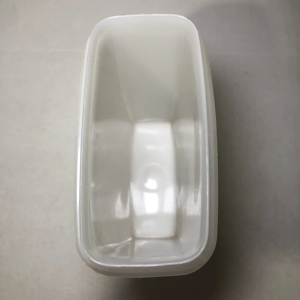 Vintage Tupperware Stor N Pour Jr Cereal Container #499-4 Lid 509-2 Sheer USA